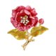 thumbnail image 1 of Qarigey Broche de flor para mujer, alfiler de aleación, broches de moda para abrigo, adornos, joyería, fiesta de citas, joyería para regalo Ropa, zapatos y accesorios Miscelánea Rojo, 1 of 6
