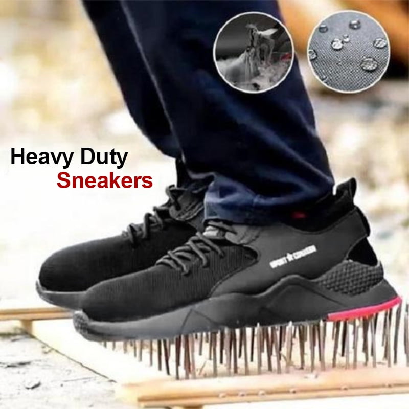 Duretiony 1 Pair Heavy Duty Sneaker Work Shoes Anti-slip Proof for Men New - Walmart.com
