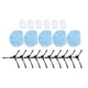thumbnail image 5 of Piezas de repuesto ANGGREK para robot Aspirador 5 almohadillas de Fregona para BR150, 5 of 7