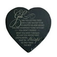 thumbnail image 2 of Heart Shaped Memorial Stone, 4" Mini Sympathy Gifts for Loss of Loved One, Garden Stepping Stones Outdoor, Heart Memorial Garden Stone, 2 of 9