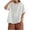 Beige, variant on Summer Akafmk 3/4 Sleeve Shirts for Women,Summer Womens Cotton Linen T Shirts,Summer Irregular Split Thin Loose Large Size Three-quarter Sleeves Round-neck Top/Shirt