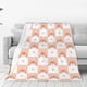 thumbnail image 1 of Fotbe love plaid fox Manta de Franela Acolchonada con Estampado, Súper Suave y Esponjosa, Extra Grande para Sofá, Cama, Uso Todo el Año-80"x60", 1 of 7
