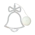 thumbnail image 1 of CIMAXIC Christmas Lights 10 LED Hanging Window Light with Suction Cup Battery Operated Window Hanging Decor for Indoor Lighting Xmas Party Decoration (Bell Style + Pure White Light), 1 of 5