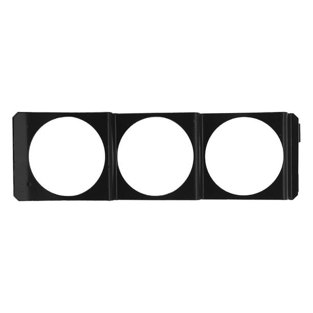 Panel de Vaina de Soporte de Calibre Triple de 52 Mm X 3 - Ranura de Radio EstéReo EstáNdar Single Din Universal