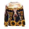 thumbnail image 7 of Farm Cows Mom Sweatshirt For Women Long Sleeve Pullover, 7 of 7