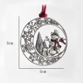 thumbnail image 2 of Colgante para árbol de Navidad, adornos navideños de metal de peltre macizo, decoraciones, 2 of 2