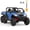 blue, variant on 24V Kids Electric Ride On Dump Truck 2 Seater, 4WD 6 Wheel Battery Powered Vehicle with Remote Control Dump Bed Shovel