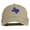 Khaki, variant on Texas State Map Embroidered Washed Cotton Cap - White OSFM