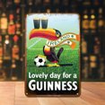 thumbnail image 2 of Placa Metal Vintage Guinness Pintura Hierro Rectangular Del Pared 20x30cm, 2 of 9