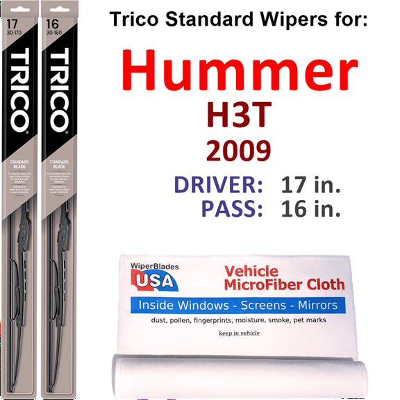 2009 Hummer H3T Wiper Blades (Set of 2)