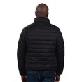 thumbnail image 2 of Men's G-III Sports by Carl Banks Black Chicago Cubs Packable Neck Pillow Full-Zip Puffer Jacket, 2 of 3