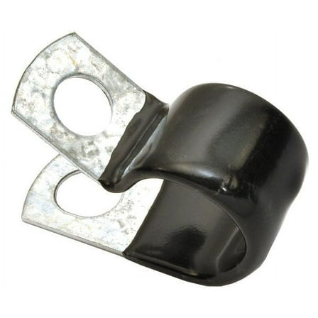 Cable Clamp, Steel, 5/16 in Bundle Dia., Black, 50 PK