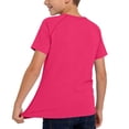thumbnail image 6 of fatyb Kids Athletic Shirts Short Sleeve Quick Dry Tee Boys Girls Breathable Sports T-Shirts for Running, 6 of 7
