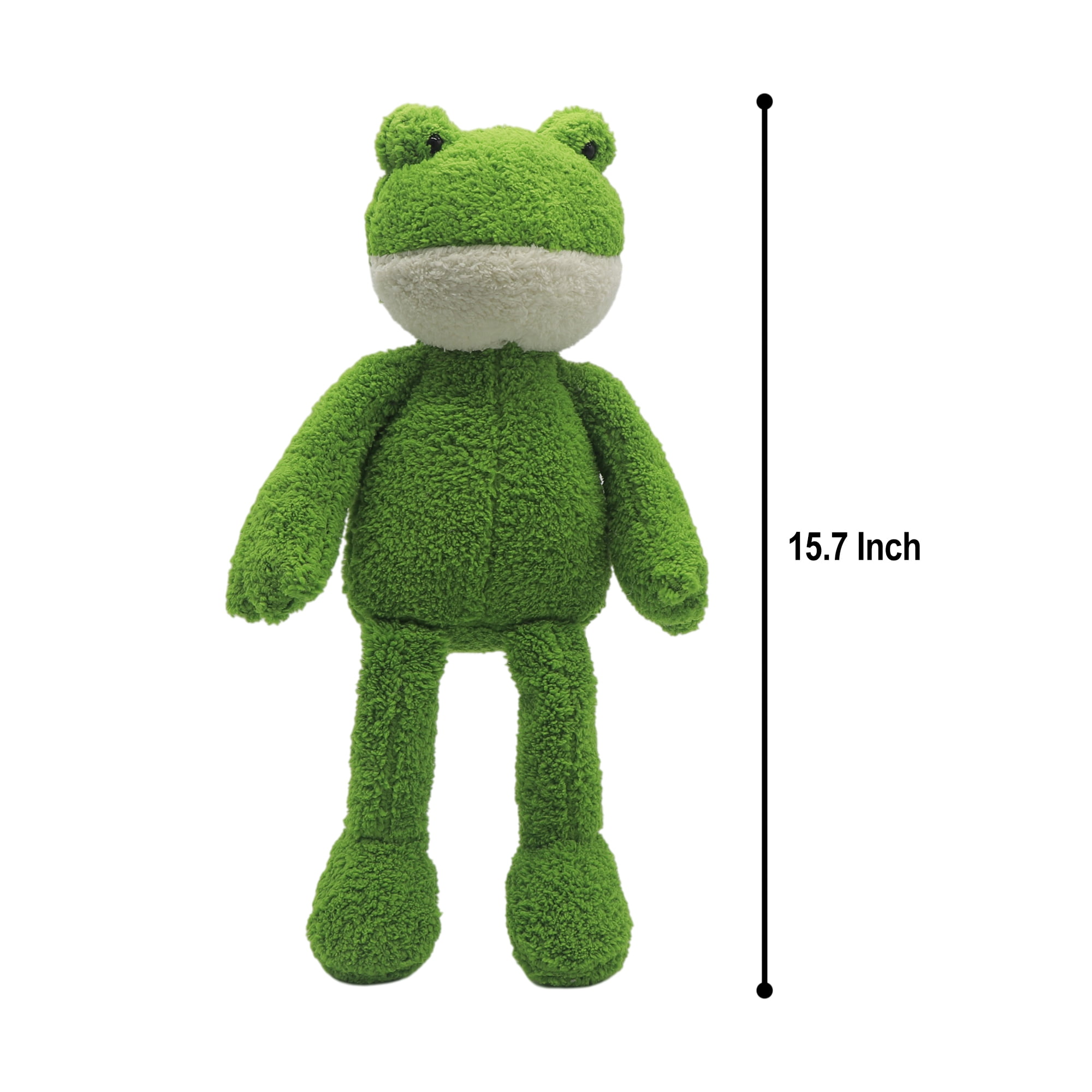 Green Frog Plush Stuffed Animal, Soft Long-leg Frog Plush Doll Toys, Super Cute  Frog Toy Christmas Birthday Gifts for Boys Girls Kids Toddlers Children, Fluffy  Stuffed Frog Plushie Decoration, 15.7 