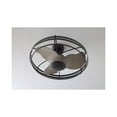 thumbnail image 2 of Bastrop Collection 26 in. Three-Blade Matte Black Transitional Ceiling Fan with 3 Speed Remote Control, 2 of 11