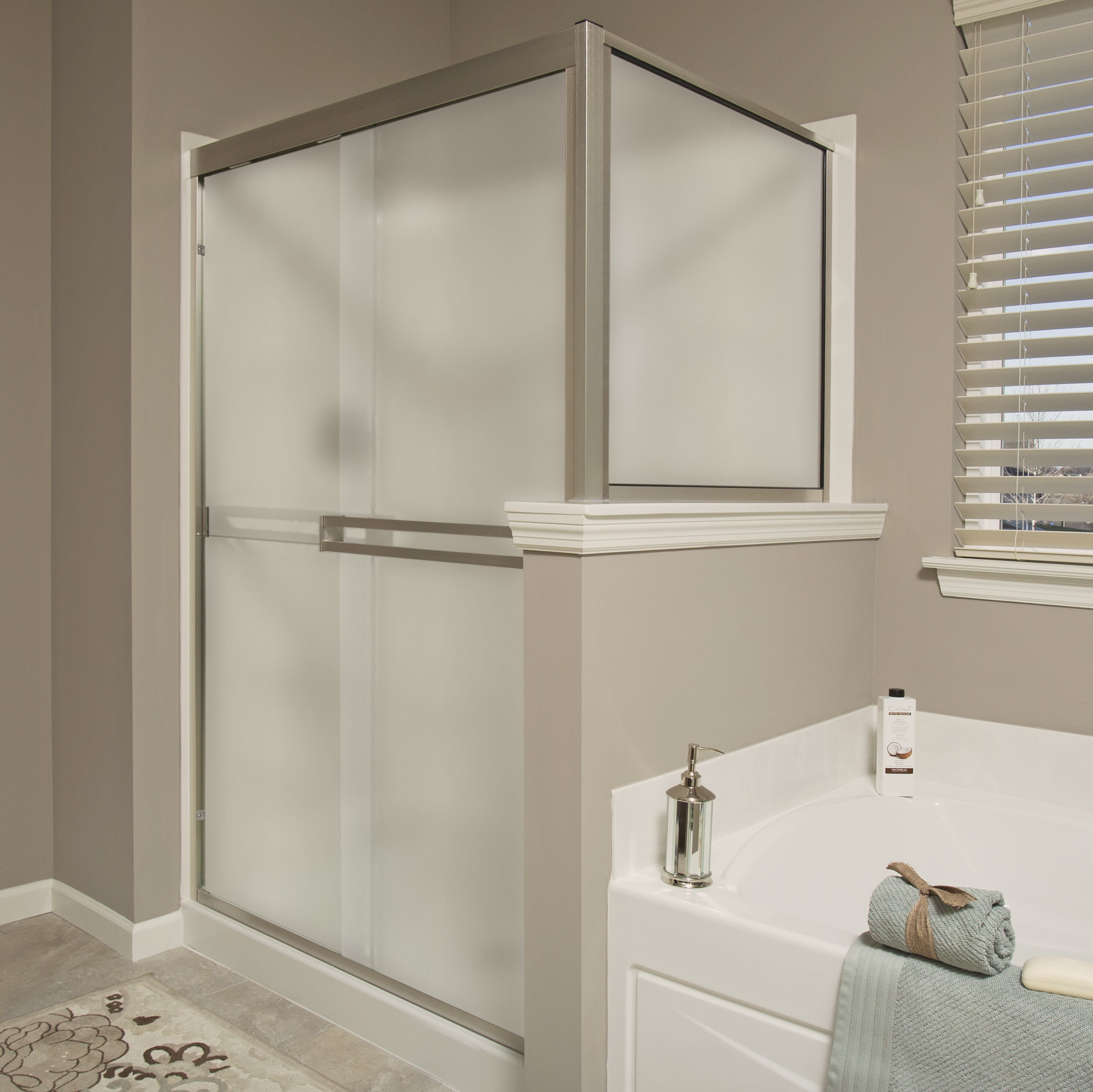 Gila 3" x 6.5" Decorative Frosted Window Film