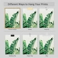 thumbnail image 4 of PixonSign Adhesive Wall Art Green Tropical Jungle Forest Plant Posters, Set of 3 Plam Leaves Illustrations Minimalist Wall Decor, Canvas Prints for Home Decor - 11"x14", 4 of 5