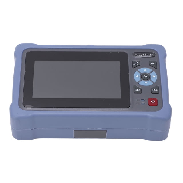OTDR Mulit Testeur de Fonction, Construit dans OPM/RJ45 Test/VFL, Test Range 5M à 100Km, Plage Dynamique 24dB/26dB Connecteur FC/UPC, 4.3in Écran Tactile 12in1 Fibre Optique Domaine Temporel