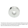 thumbnail image 3 of Uxcell Shaft Collar 0.55 Inch Bore Double Split Aluminum Clamping Collar Shaft Collars with Set Screw Silver Tone, 3 of 4