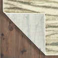 thumbnail image 5 of 2' X 3' Ivory Sand And Ash Abstract Power Loom Stain Resistant Area Rug, 5 of 5