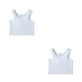 thumbnail image 3 of Minnieouse Chaleco corto para mujer, camisetas sin mangas de verano, ropa interior estirable, sin mangas, sin costuras, jersey transpirable de Type3 NO3, 3 of 6