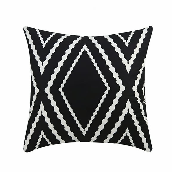 LAMIRO Decorative Throw Pillows,17.7x17.7" Outdoor Waterproof Pillowcase Geometric Print Sofa Cushion Pillowcase A Piece Set,Room Decor,Cushion Covers,Decorative Pillow Covers