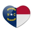 thumbnail image 1 of North Carolina State Flag Heart Acrylic Fridge Refrigerator Magnet, 1 of 4