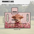 thumbnail image 7 of SEANATIVE Golf Cart Seat Covers Universal Golf Cart Seat Towel Blanket with 4 Front Pockets, Valentine's Day Club Car Accessories Fits for EZGO, Yamaha, Highland Cow Rose Pink, 7 of 7