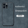 thumbnail image 3 of Funda de piel de cordero de color sólido para teléfono Apple 14promax, funda para lente de iPhone 13, todo incluido, funda rígida resistente a caídas de 12 pulgadas y 11 pulgadas, 3 of 5