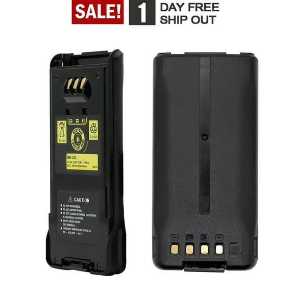2500mAh KNB-33Li Replacement Battery for KENWOOD Two-Way Radios TK-3180 TK-3180K TK-3180K2