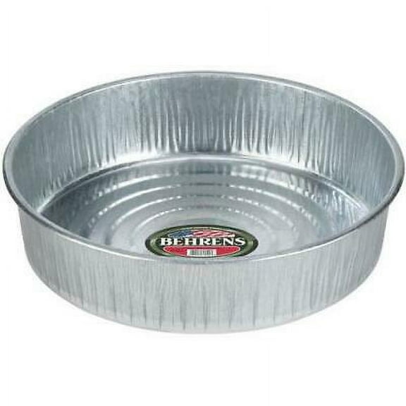 2Pc Behrens 2168 Seamless Drain/Utility Pan, 3 Gallon
