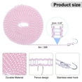 thumbnail image 2 of 2 Packs Windproof Clothesline, 8M 26ft Plastic Non-Slip Clothes Drying Rope Portable Travel Clothesline, Pink, 2 of 6