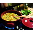 thumbnail image 4 of Emile Henry Round Ceramic 4.2 Qt Dutch Oven for Kitchen & Grill, Burgundy, 4 of 6