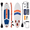 Blue and Orange, variant on LIFERECORD Inflatable Stand Up Paddle Board 10.5ft with SUP Accessories, 2-in-1 Aluminum Paddle, Wide Stable Design Non-Slip Deck, Ultra Portable iSUP with Backpack for Adults Youth Beginners
