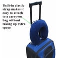 thumbnail image 4 of Travelmate Memory Foam Neck Pillow, Dark Blue, 4 of 5