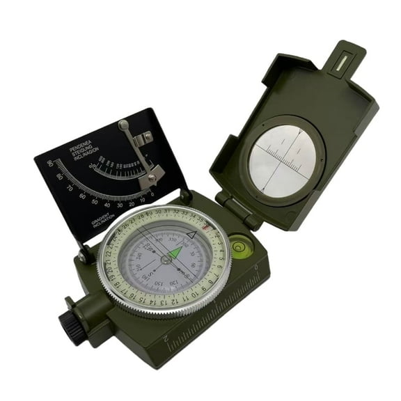 Arcticwind Compass,Outdoor Multi functional Compass North Needle,Metal Military Sighting Orienteering Compass,High precision,Waterproof Durable,Hiking Camping Hunting Professional Compass