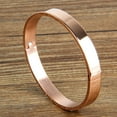 thumbnail image 4 of Stainless steel bracelet bangle round bracelet for men 8mm rose gold Rose Golden, 4 of 8