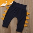 thumbnail image 6 of FNNMNNR 2Pcs Toddler Boy Kids Dinosaur Long Sleeve Crew Neck T-Shirt + Long Pants Clothes Fall Outfits Set, 6 of 7