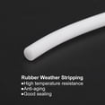 thumbnail image 3 of Uxcell 10m Silicone Foam Strip Solid Rod Window Sealing Strip 4mm Rubber Weather Stripping for Car Door Window, 3 of 6