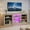Gray Oak, variant on GALAXHERO Modern TV Stand for 65 Inch TV Entertainment Center with Adjustable Open Shelves & LED Lights Sturdy Media Console for Living Room, Bedroom, Gaming Black
