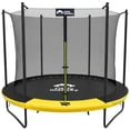 thumbnail image 1 of Trampolín Little Monkey mkz-trampsimp12ft con diámetro de 3.66 m con ancho de 3.66 m y largo de 3.66 m, color del cobertor de resortes amarillo y lona negro Little Monkey, 1 of 8