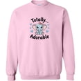 thumbnail image 2 of Inktastic Totally Adorable Baby Elephant Adult Sweatshirt, 2 of 4