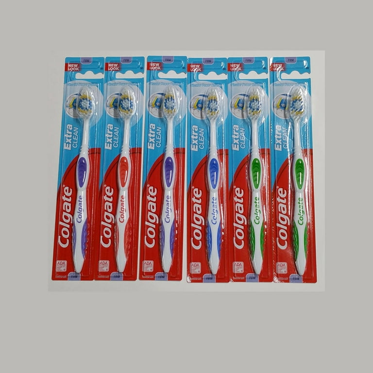 Colgate 100g 6本セット　お得！ Colgate Extra Clean Full Head Firm #95 Manual Toothbrush, 6