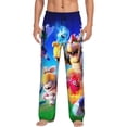 thumbnail image 2 of Lsque Mario Print Men's Pajama Pants, Lounge Pant - Comfortable Home Wear,Elastic Waistband, Stylish Design-XX-Large, 2 of 9