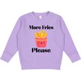 thumbnail image 2 of Inktastic Funny French Fry More Fries Toddler Sweatshirt, 2 of 4