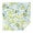 White, variant on Floral 42" Square Waterproof Tablecloth, Floral Print Polyester Table Cover