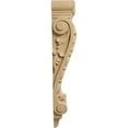 thumbnail image 3 of Ekena Millwork 7"W x 4"D x 20"H Large Farmingdale Acanthus Pilaster Corbel, Cherry, 3 of 4