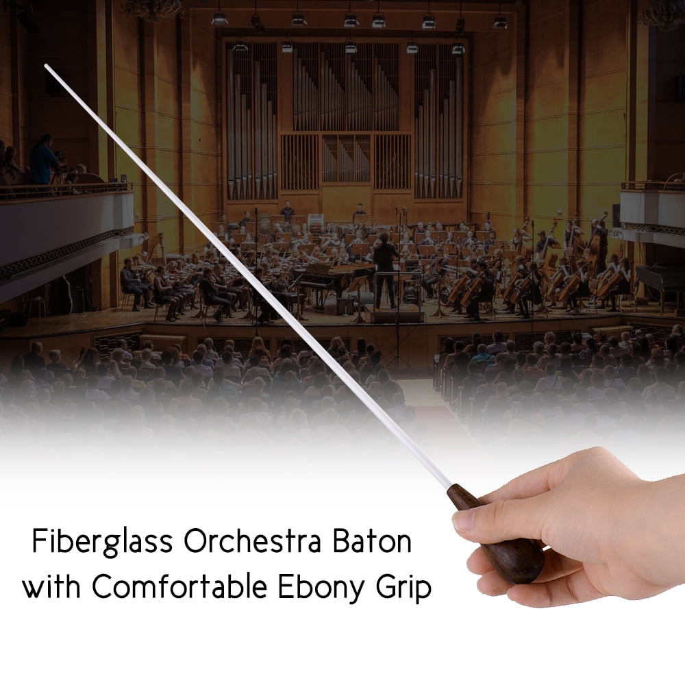 White Fiberglass Conductor Music Rod Orchestra Baton with Comfortable