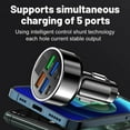 thumbnail image 5 of High-Speed Car Charger USB Fast Car Charger 4 USB 2 Type C Port For Adapter 100W For Mobiles with Smart Charge Technology, 5 of 7