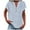 00-BU31215, variant on XIAOCHA Women's Two Button Notch Neck Blouse Roll Cuff Short Sleeve Loose Fit Blouses Everyday Street Short Sleeve Tops